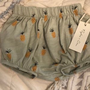 Pineapple bloomers 6-12m Rylee+ Cru